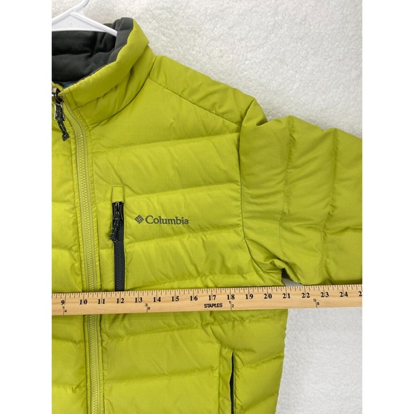 Columbia Men's Thermal Comfort Omni-Heat Puffer Jacket Size M Light Green‎ - Picture 9 of 16
